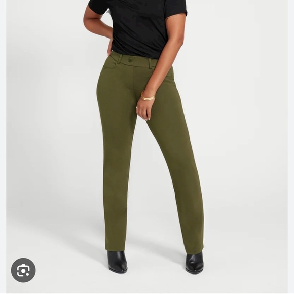 Betabrand Classic Dress Pant Yoga Pant | Straight - Picture 1 of 13